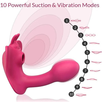 Dual-Action G Spot Vibrator - Clitoralis Stimulator with Flapping