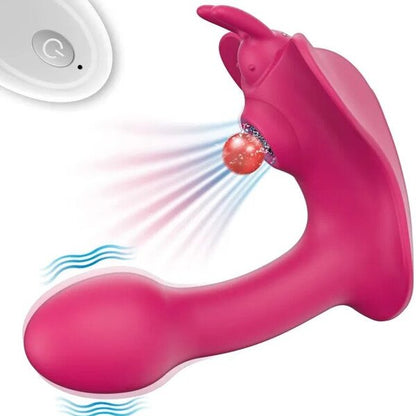 Dual-Action G Spot Vibrator - Clitoralis Stimulator with Flapping